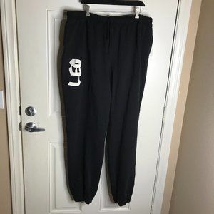 Good American Jogger Sweatpants Zodiac LEO Black ~ Size 7 (Plus 3X)